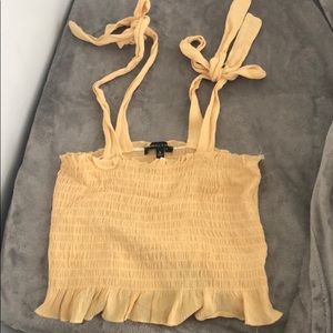 Kendall & Kylie Yellow Crop Top